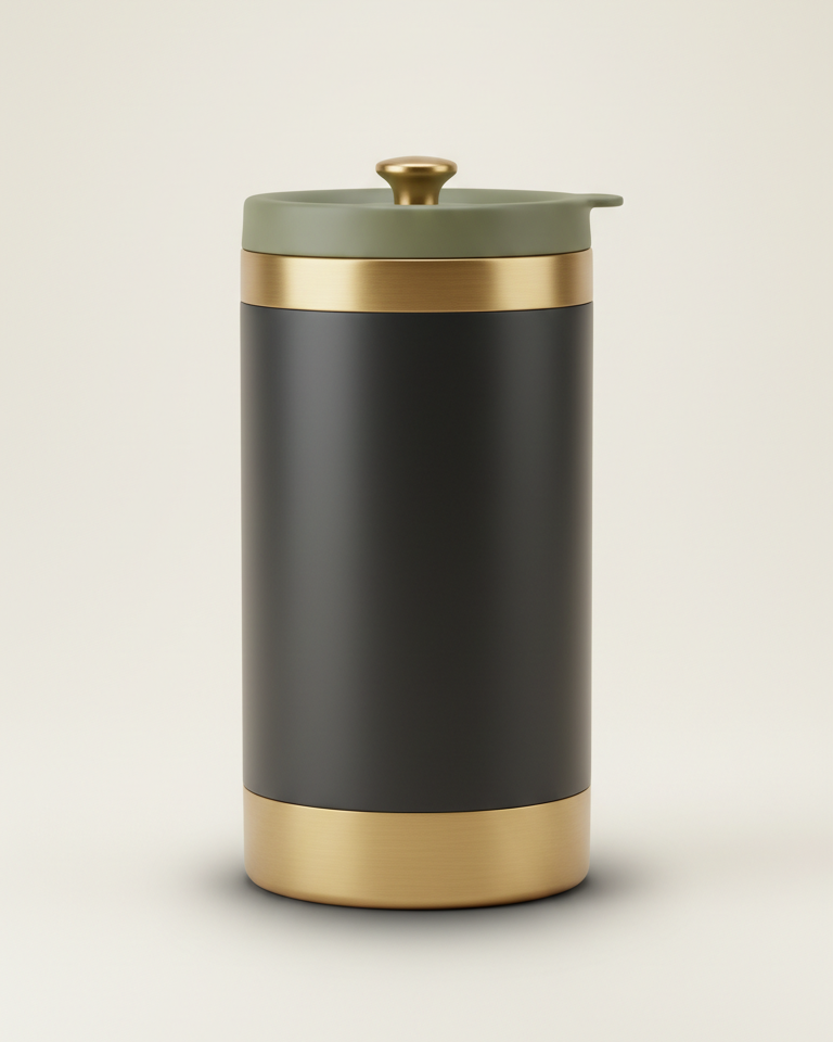 Brass Accent travel mug